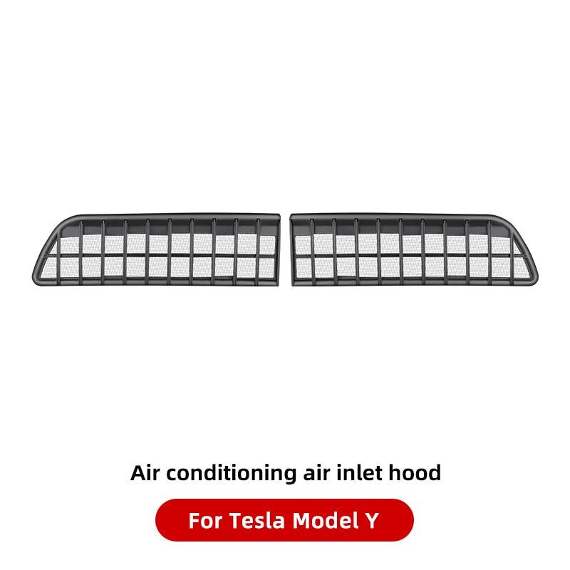 1 Pair Air Vent Cover Grilles Protector For Tesla Model 3 Model Y Backseat  Air Condition