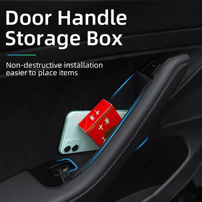 Door Handle Storage - My Tesla