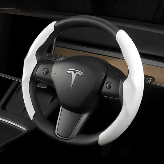 Leather Steering Wheel Cover - My Tesla