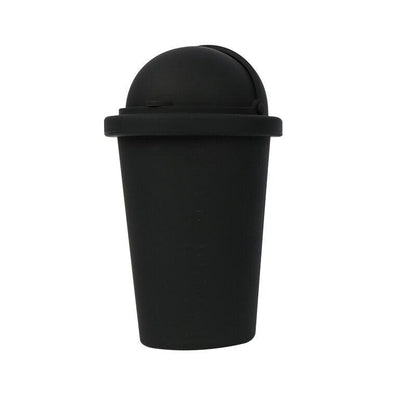 Silicone Trash Can With Rounded Lid - My Tesla