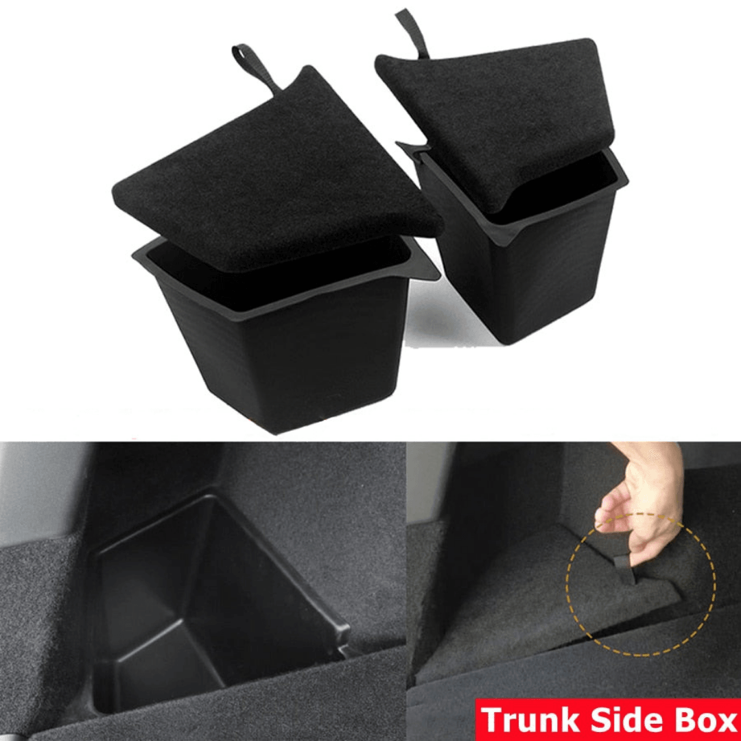 Trunk Storage Boxes With Lid For Model Y - My Tesla