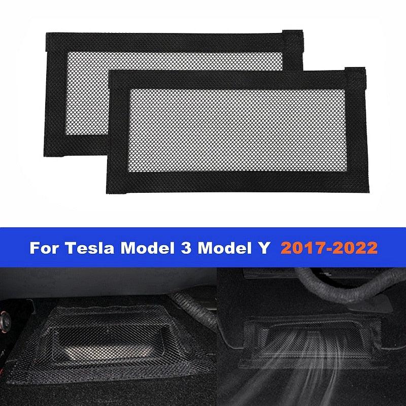 Under Seat Air Outlet Velcro Cover 2pcs - My Tesla