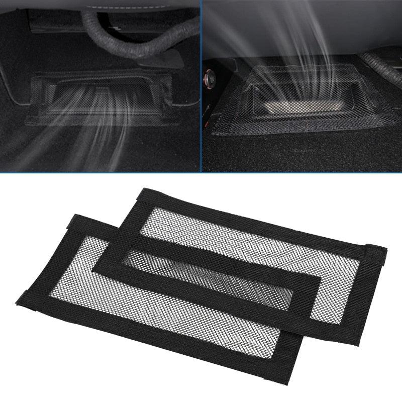 Under Seat Air Outlet Velcro Cover 2pcs - My Tesla