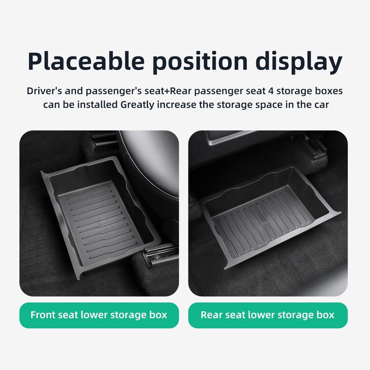 Under Seat Storage Drawer For Model Y - My Tesla